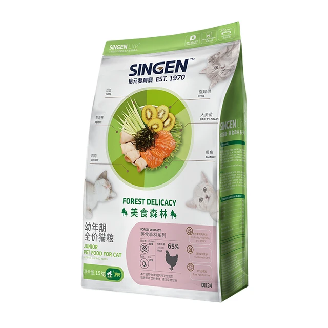 SINGEN 信元發育寶 美食森林系列 DK34幼猫猫粮