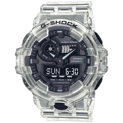 Men's Analog-Digital Clear Resin Strap Watch 53.4mm
