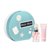 MIU MIU 缪缪 粉漾女士香水套装 (淡香水EDT100ml+手霜75ml)