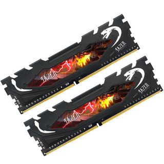 JAZER 棘蛇 DDR4 3200MHz 黑色 台式机内存 16GB 8GBx2