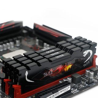 JAZER 棘蛇 DDR4 3200MHz 黑色 台式机内存 8GB