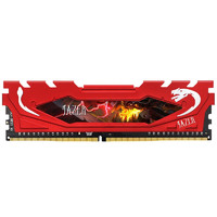 JAZER 棘蛇 DDR4 8G 3200 台式机内存 红马甲条