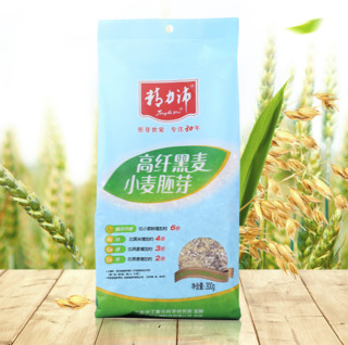 jinglipei 精力沛 高纤黑麦 小麦胚芽麦片 300g