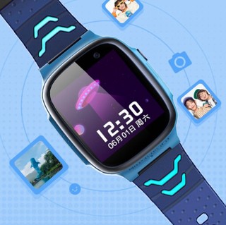 360 9X Pro 智能手表 丹紫红 黑色硅胶表带(GPS、4G)