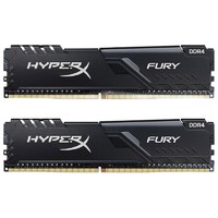 HYPER Fury雷电系列 DDR4 3200MHz 黑色 台式机内存 16GB 8GBx2 HX432C16FB3K2/16