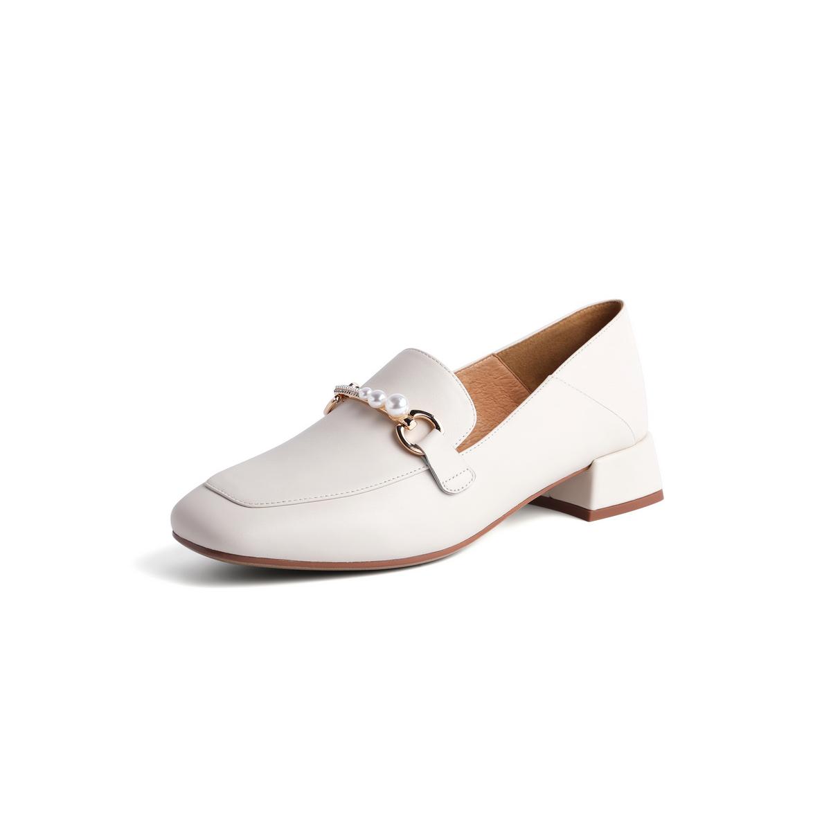 belle 百丽 女士中跟乐福鞋 3e727aa1