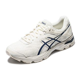 ASICS 亚瑟士 Gel-Flux 4 男子跑鞋 1011A614-102 米色/藏蓝 42
