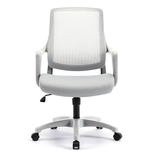 UE 永艺 1069C 人体工学电脑椅 白灰色 低背款
