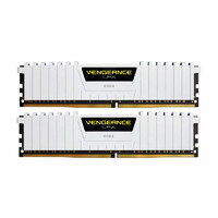 美商海盗船 32GB(16G×2)套装 DDR4 3200 台式机内存条 复仇者LPX系列 白色 游戏型