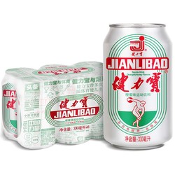 JIANLIBAO 健力宝 经典纪念罐运动饮料 橙蜜味 330ml*6罐