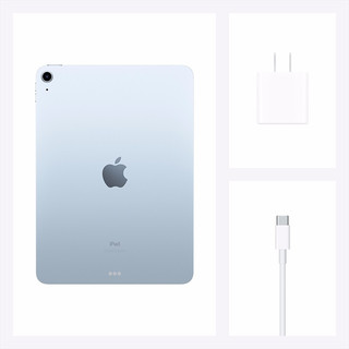 Apple 苹果 iPad Air 4 2020款 10.9英寸 平板电脑 (2360*1640dpi、A14、256GB、Cellular版、天蓝色、MYHV2CH/A)