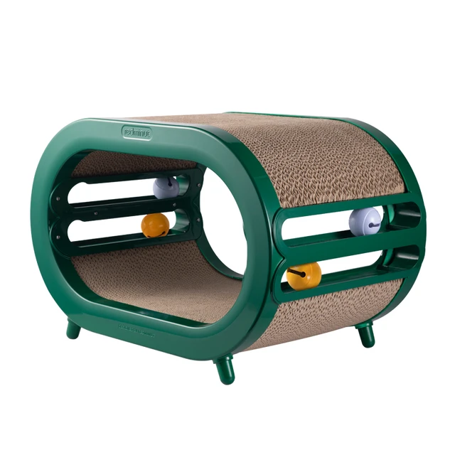 REDMINUT 小红栗 猫抓板窝别墅猫爬架瓦楞纸磨爪器不易掉屑大号玩具猫咪用品