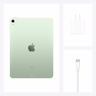 Apple 苹果 iPad Air 4 2020款 10.9英寸 平板电脑 (2360*1640dpi、A14、256GB、WLAN版、绿色、MYG02CH/A)