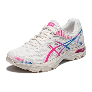 ASICS 亚瑟士 Gel-Flux 4 女子跑鞋 1012A523-104 米色/粉色 40.5