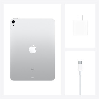 Apple 苹果 iPad Air 4 2020款 10.9英寸 平板电脑 (2360*1640dpi、A14、64GB、WLAN版、银色、MYFN2CH/A)