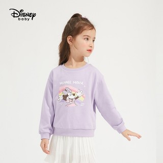 Disney 迪士尼  女童卡通针织圆领卫衣