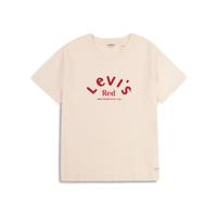 Levi's 李维斯 RED先锋系列 女士圆领短袖T恤 A0157-0001 米白色 XS