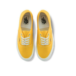 VANS 范斯 经典系列 Authentic 44 DX 中性运动帆布鞋 VN0A54F241Q 黄色 38.5