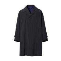 UNIQLO 优衣库 +J系列 男士中长款风衣 439929 黑色 M