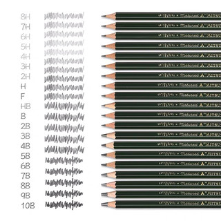 uni 三菱铅笔 9800 六角杆铅笔 HB 12支装