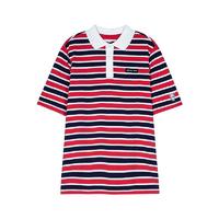 SPAO 蜡笔小新联名系列 男女款条纹短袖T恤 SPRS936D06 红色 S
