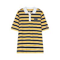 SPAO 蜡笔小新联名系列 男女款条纹短袖T恤 SPRS936D06 黄色 M