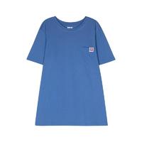 SPAO 蜡笔小新联名系列 男女款短袖T恤 SPRP936D01 深蓝色 M