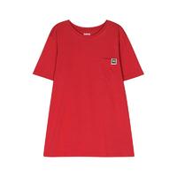 SPAO 蜡笔小新联名系列 男女款短袖T恤 SPRP936D01 红色 L