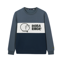 HLA 海澜之家 哆啦A梦联名系列 男女款圆领卫衣 HNZWJ3Q110A