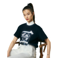 hotwind 热风 迪士尼系列 女士圆领短袖T恤 F01W1502 黑色 M