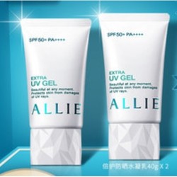 ALLIE 皑丽 Kanebo 佳丽宝 ALLIE 防晒霜 绿色矿物保湿型 SPF50+ PA++++ 40g*2