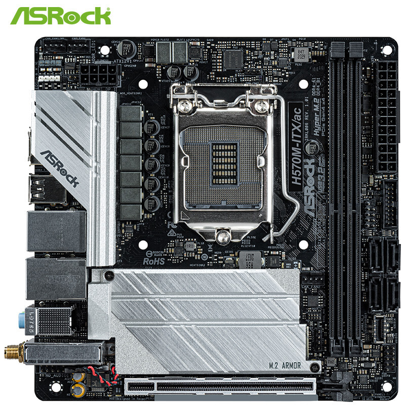 asrock 华擎 h570m-itx/ac 主板( intel h570/lga 1200)