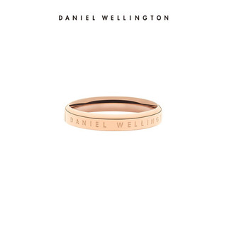 丹尼尔惠灵顿（DanielWellington）新品 玫瑰金色戒指饰品简约时尚dw男女戒指 尺寸8 DW00400015