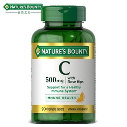 NATURE'S BOUNTY 自然之宝 维生素C咀嚼片 90片