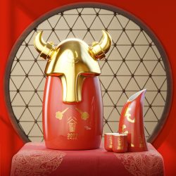 谷小酒牛气冲天新春礼酒酱香型500ml