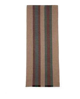 GUCCI 古驰 Striped Wool and Silk Scarf