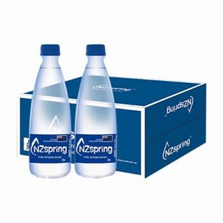 NZspring溪蓝清泉全家水 新西兰原装进口饮用水365ml*24瓶