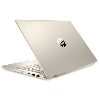 HP 惠普 星14 八代酷睿版 14.0英寸 轻薄本 金色 (酷睿i5-8265U、MX250、8GB、128GB SSD+1TB HDD、1080P、IPS、6QK65PA)