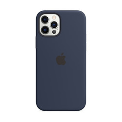 Apple 苹果 iPhone 12  12 Pro 专用原装Magsafe硅胶手机壳 深海军蓝色