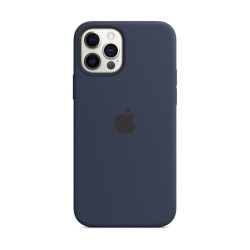 Apple 苹果 iPhone 12 12 Pro 专用原装Magsafe硅胶手机壳 深海军蓝色