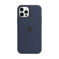 Apple 苹果 iPhone 12/12 Pro 硅胶手机壳 深海军蓝色