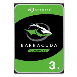 SEAGATE 希捷 BarraCuda 酷鱼 ST3000DM007 3.5英寸机械硬盘 3TB 256MB 5400转速