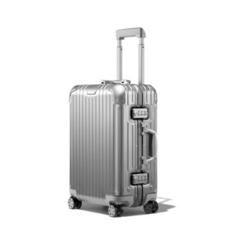 RIMOWA  92353004 TOPAS银白色铝框旅行拉杆箱 20寸