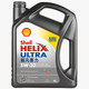 壳牌（Shell）全新配方 超凡喜力 全合成机油 灰壳 Helix Ultra X 5W-30 API SP级 全新标准 4L 香港原装进口