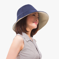 日本uvcut 双面防紫外线遮阳防晒帽