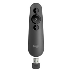 罗技 Logitech R500 激光笔 翻页笔 无线蓝牙双连 Mac iOS兼容 石墨黑