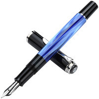 Pelikan 百利金 钢笔 M205 蓝色大理石纹 EF尖 单支装