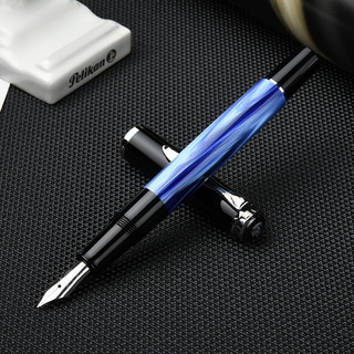 Pelikan 百利金 钢笔 M205 蓝色大理石纹 B尖 单支装