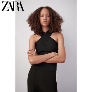 ZARA 新款 女装 交叉肩带针织上衣 08146001800