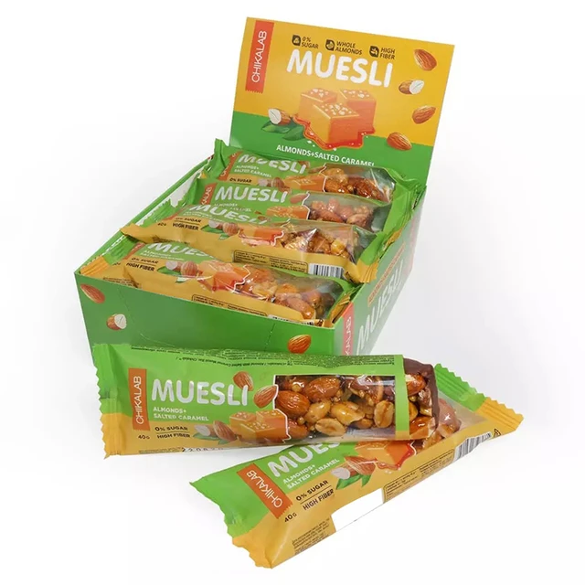 BOMBBAR 代餐棒 咸焦糖杏仁味 40g*12支